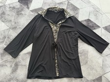 Bluse Leoparden/schwarz