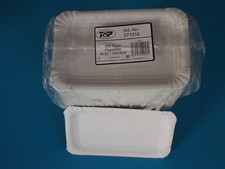 Weiße Einweg Kuchenteller