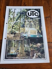 UTC F 1045 Forsttraktor Traktor Schlepper Prospekt Brochure d