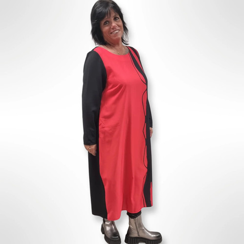 Cng kleid schwarz rot - cng, schwarz/rot