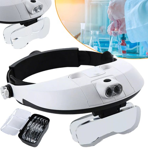 Led kopfbandlupe stirnbandlupe - led,