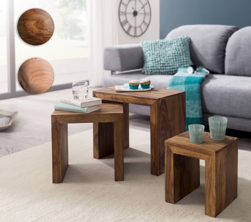 Finebuy 3er set satztisch holz - finebuy,