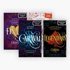 Stephanie Garber Die Caraval-Serie Band 1-4 plus 1 exklusives Postkartenset