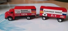 MiniaturTruck LKW 1:87 Fußball Weltmeister 1974,Deutschland-Holland 2:1 Rarität 