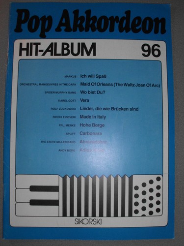 Pop akkordeon hit album - hit-album, 96