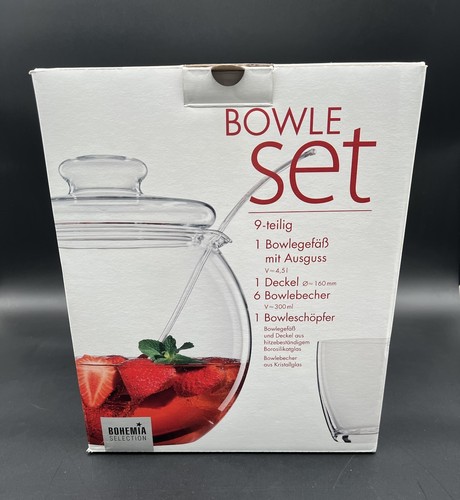 Bohemia bowle set - bohemia, ovp