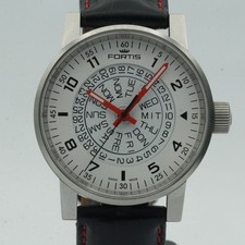 FORTIS SPACEMATIC AUTOMATIK HERREN UHR 40MM STAHL VINTAGE TOP 623.22.158 2