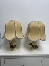 VINTAGE PAAR ECHTE ALABASTER