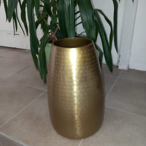 Vase gold metall - gold, 31cm