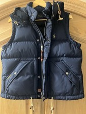 Polo Ralph Lauren Daunen Damenweste Gr.L, Navyblau  Elmwood