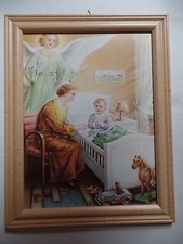 Schutzengel Bild mit Rahmen