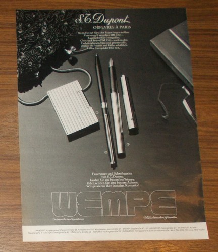 Seltene werbung dupont - werbung, s.t.