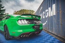 Heck Spoiler Aufsatz Abrisskante passend für Ford Mustang GT Mk6 Facelift schwar