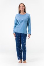 Langarm Damen Pyjama