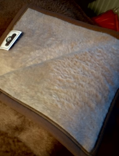Wolldecke beige neu - in, in