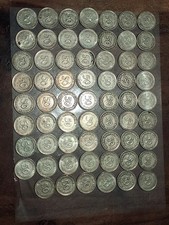 62x50 Pf Münzen von 1949 bis