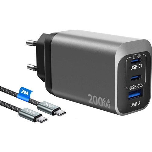 Usb ladegerät 200w - usb, c