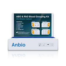 Blutgruppe Schnelltest AB0 und RHD Card Home-Kit Selbsttest