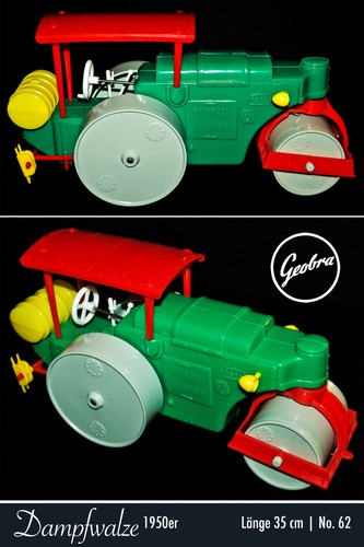 Geobra dampfwalze steamer - geobra,
