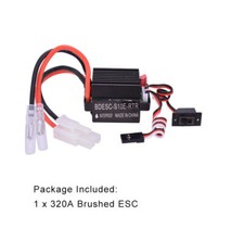 Für RC Schiff Auto Boot Double Ways 320A ESC Bürstenmotor drehzahlregler 6-12V