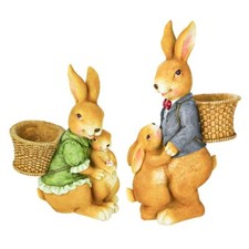Deko hasen familie - deko-hasen,