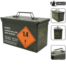 Munitionskiste NATO Ammo Box Werkzeugkiste Metallkiste Metallbox Transportbox