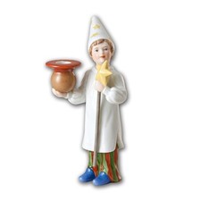 Hutschenreuther Geschenkserie ''Leuchter Junge mit Stern'' Figurenleuchter OVP