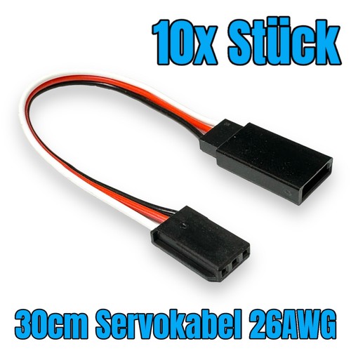 10x servokabel 30cm - ✅,