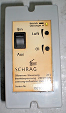 Schrag Steuergerät ZE-2 Ölbrenner Steuerung IHS 2000 für alle Modelle geprüft+OK