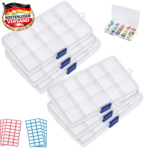 Plastik sortierbox set mit - plastik,