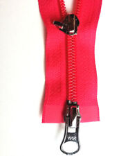 Reißverschluss PINK DUNKEL 2-Wege teilbar YKK Nylon Spirale Größe #5 молния