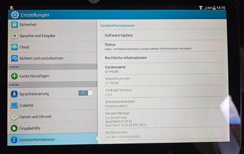 Samsung galaxy tab3 p5200 top - galaxy,