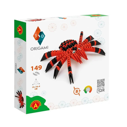 Origami spider deutsch - 3d,