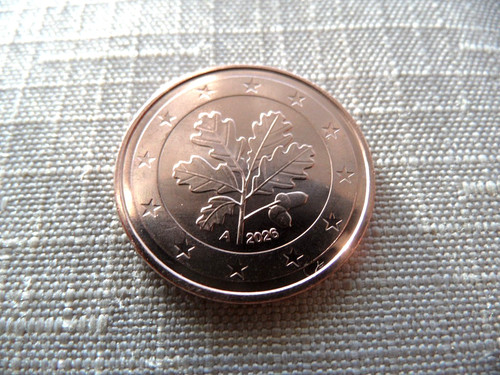 Cent kursmünze deutschland - 5,