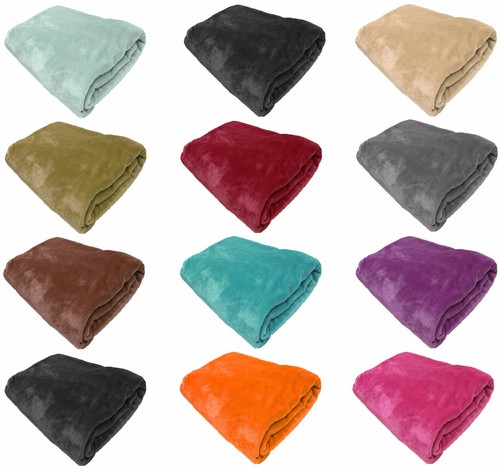 Kunstfell fleece überwurf - kunstfell,