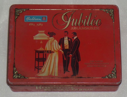 Alte bahlsen blechdose 1889 - blechdose,