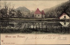 Ak Neviges Velbert Nordrhein Westfalen, Blick zum Schloss Hardenberg - 10676020