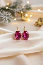 Ohrringe mit Swarovski Oval