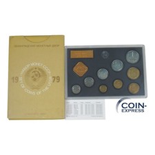 RUSSLAND Rubel und Kopeken KMS Kursmünzensatz 2007 Leningrad Mint UdSSR