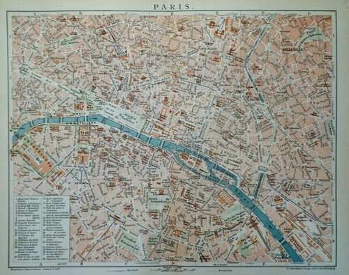 Stadtplan paris frankreich - in,