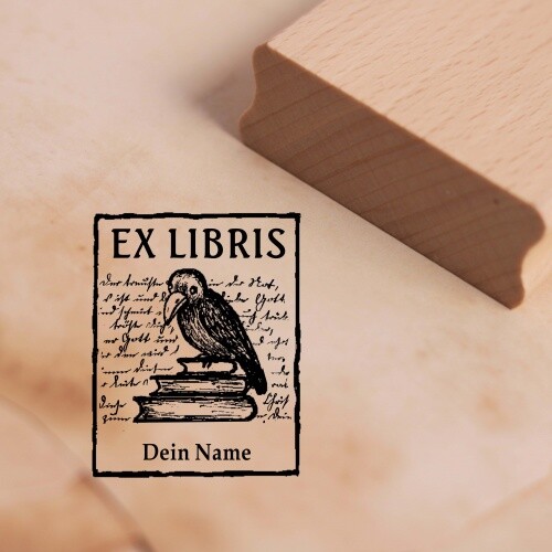 Libris stempel mit - ex,
