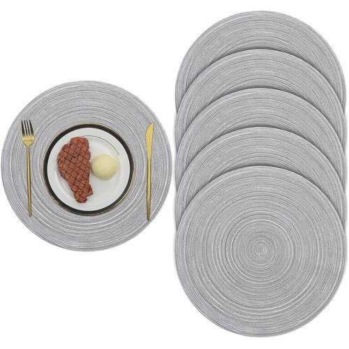 Tischsets baumwolle 38cm 6er - 38cm,