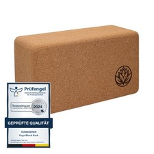 VonBueren 1 x Yoga Block | YogablÃ¶cke aus Kork