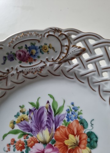 Durchbruchteller von meissen - von,