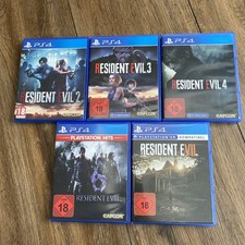 5 x Resident Evil 2 3 4 6 7 Village Spielepaket Sammlung Bundle Playstation PS4