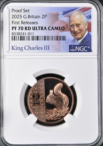 Two pence red squirrel - 2p,