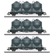 Märklin 48264 H0 3er Set Staubsilowagen Kds 67, DB, Ep.III, WS H0 + Neu