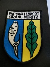 Aufnäher Patch Bundeswehr - DDR Volksmarine Patrouillenboot Graal - Müritz
