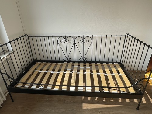 Gitterbett schwarz 80x200 - ,
