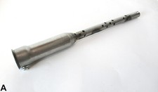 Auspuff Flöte Schalldämpfer Exhaust Muffler Inlet tail pipe Honda MB 50, MB 80